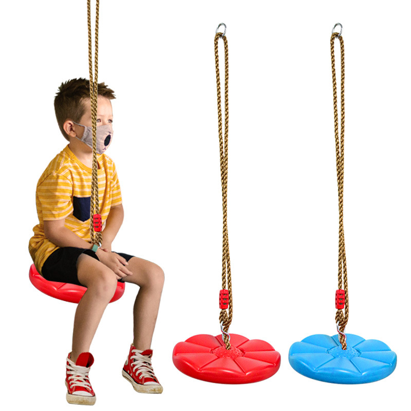 Kids Outdoor Hanging Chair - Children's Disc Swing Kid Indoor and
