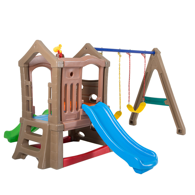 Kids Outdoor Swing Set - High Quality Children Indoor/Outdoor Plastic Double