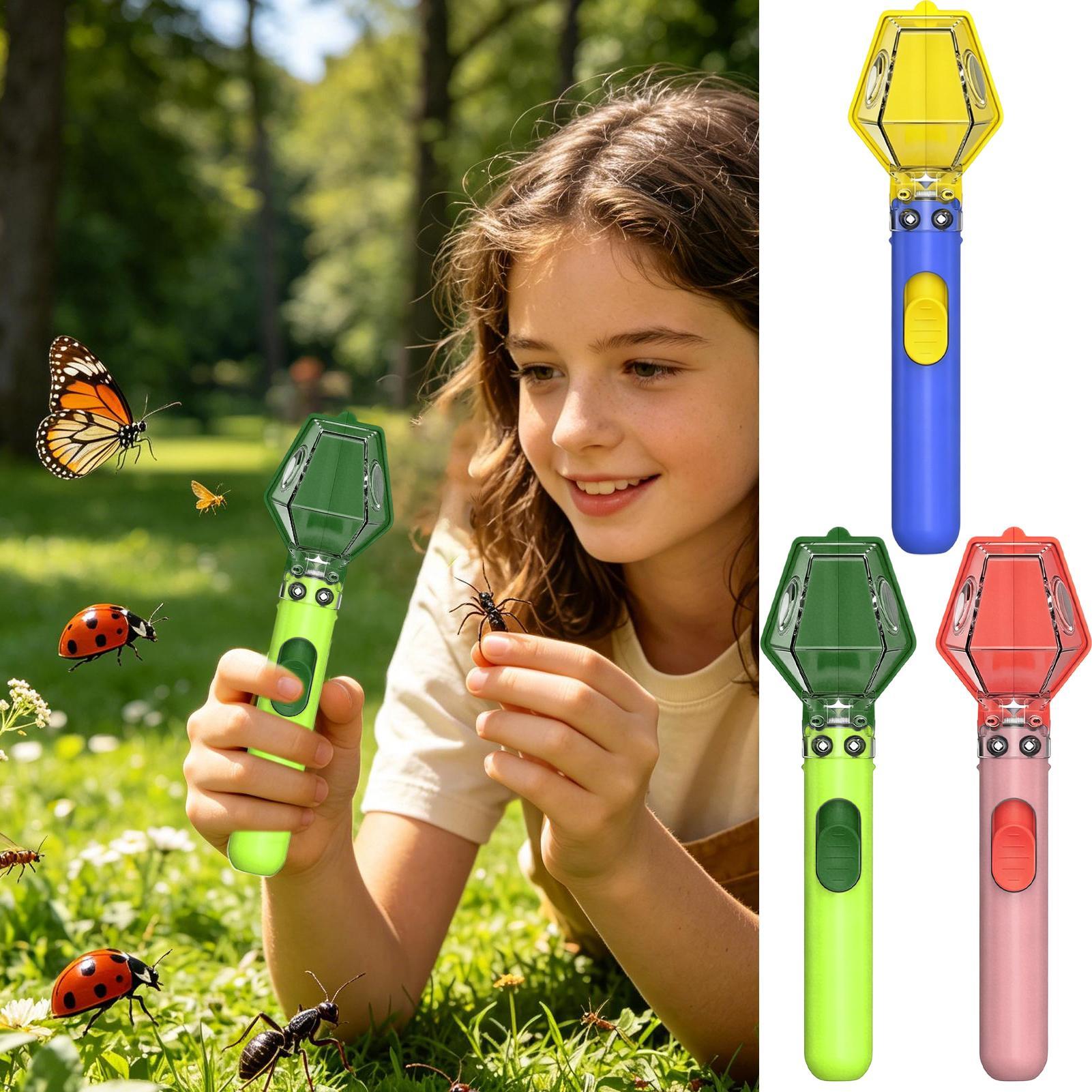Kids Outdoor Education - Multifunctional Portable Insect Catcher Push Type