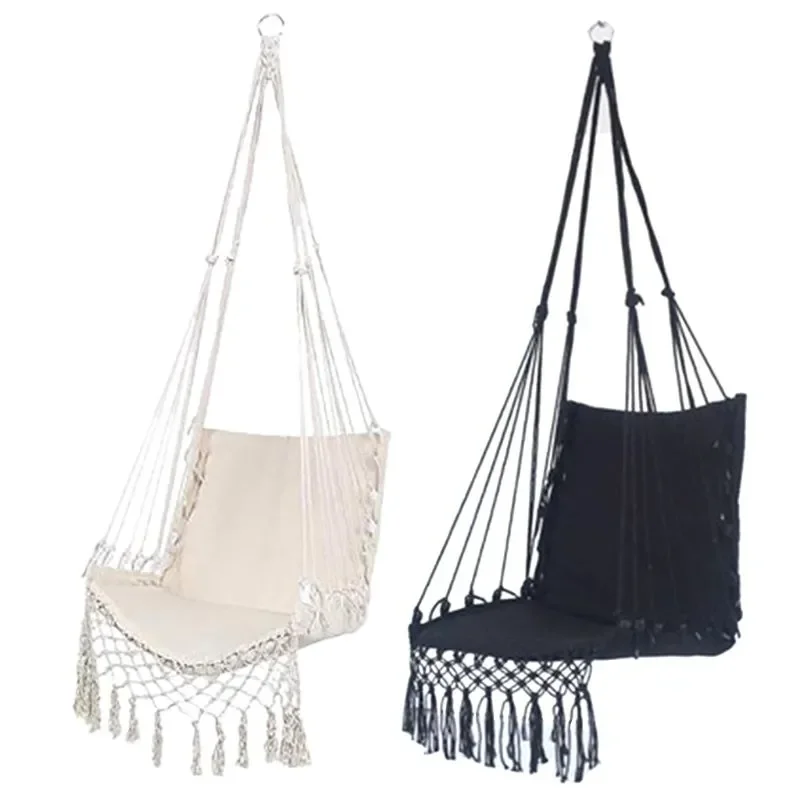 Kids Outdoor Hanging Chair - Outdoor Indoor Hammock Swing Safety Hammock