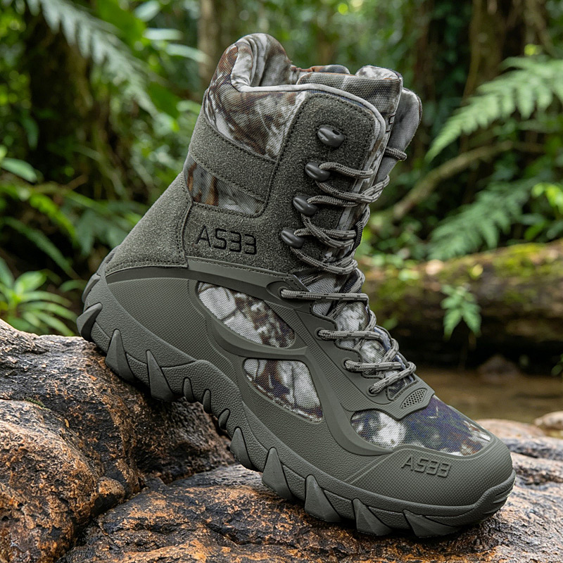 Kids Outdoor Shoes - Men Tactical Boot Outdoor Ultrallight Safety