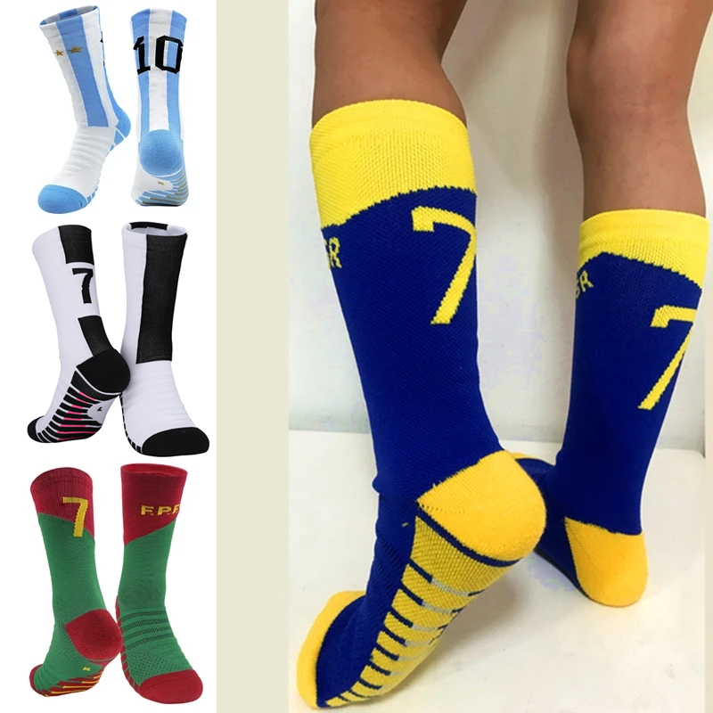 Kids Outdoor Youtube - Kids Soccer Socks Number 10# Star