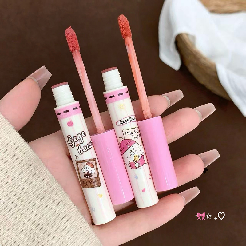 Gege Bear 6PC Velvet Lip Mud S - огляд і ціна Muddy Puddle Suit