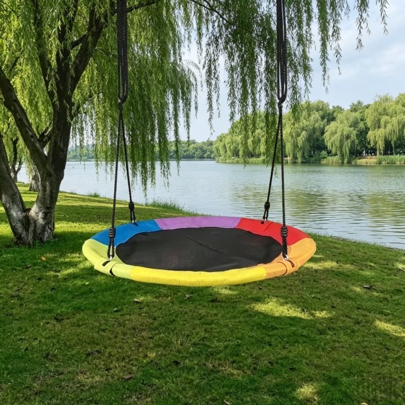 Circular Oxford Net Canvas Kid - огляд і ціна Kids Outdoor Swing Set