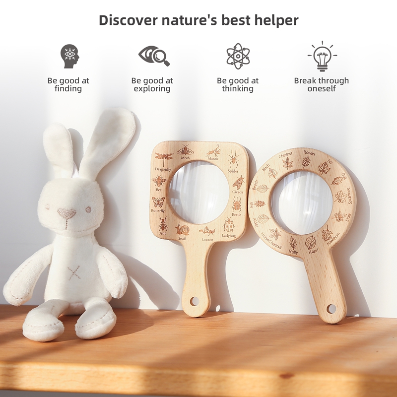 Wooden Magnifying Glass Set An - огляд і ціна Kids Outdoor Education