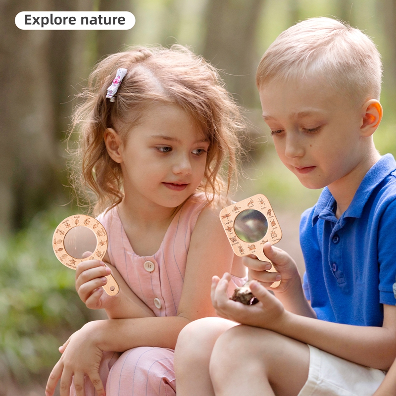 Wooden Magnifying Glass Set An - огляд і ціна Kids Outdoor Education