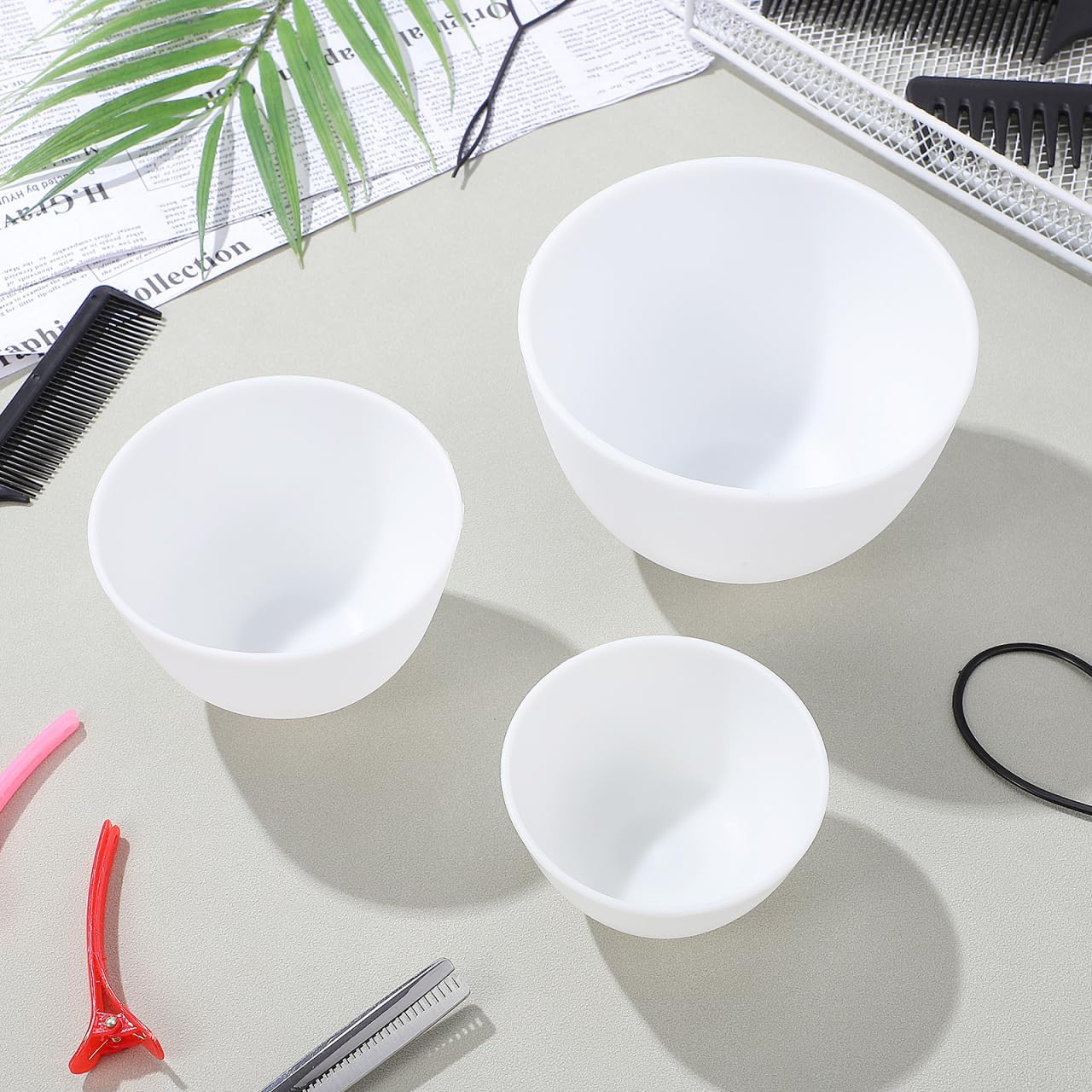 3pcs/set Silicone Bowls White  - огляд і ціна Muddy Puddle Suit