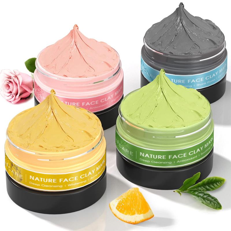 4 Pcs Clay Facial Mask Set Tur - огляд і ціна Muddy Puddle Suit