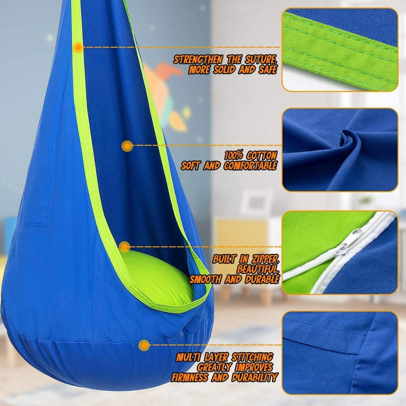 Children Hanging Pod Swing Ham - огляд і ціна Kids Outdoor Hanging Chair