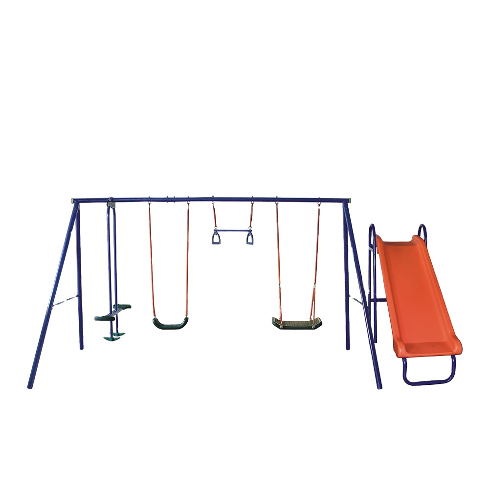 wr-Wholesale Cheap Six Station - огляд і ціна Kids Outdoor Swing Set