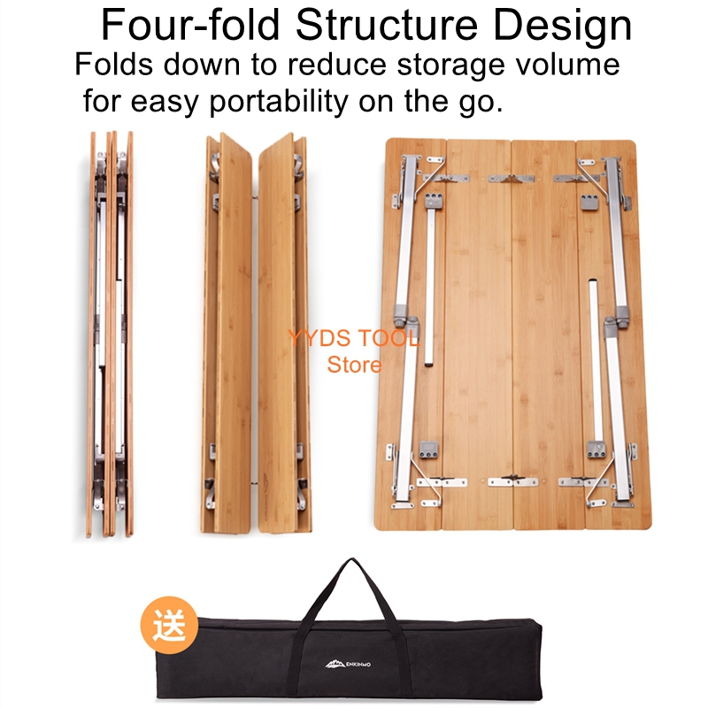 Outdoor Folding Table with Bam - огляд і ціна Kids Outdoor Wooden Table