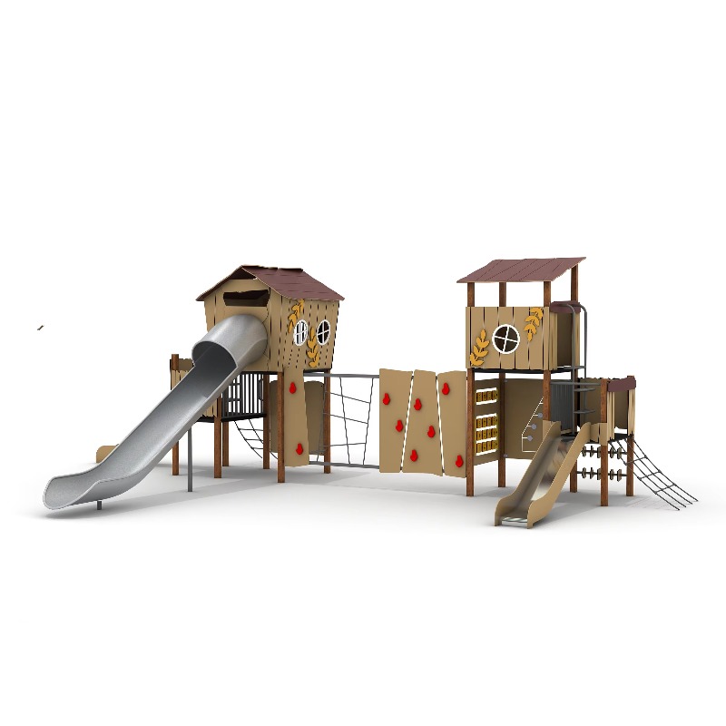 Wooden Outdoor Playground Set  - огляд і ціна Kids Outdoor Climbing Structure