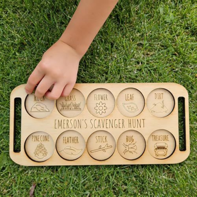 Portable Wooden Bug Scavenger  - огляд і ціна Kids Outdoor Scavenger Hunt