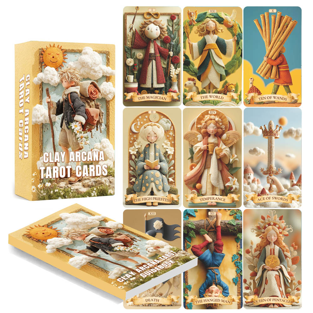 78 Tarot Cards Set, 13x8 Cm Th - огляд і ціна Muddy Puddle Suit