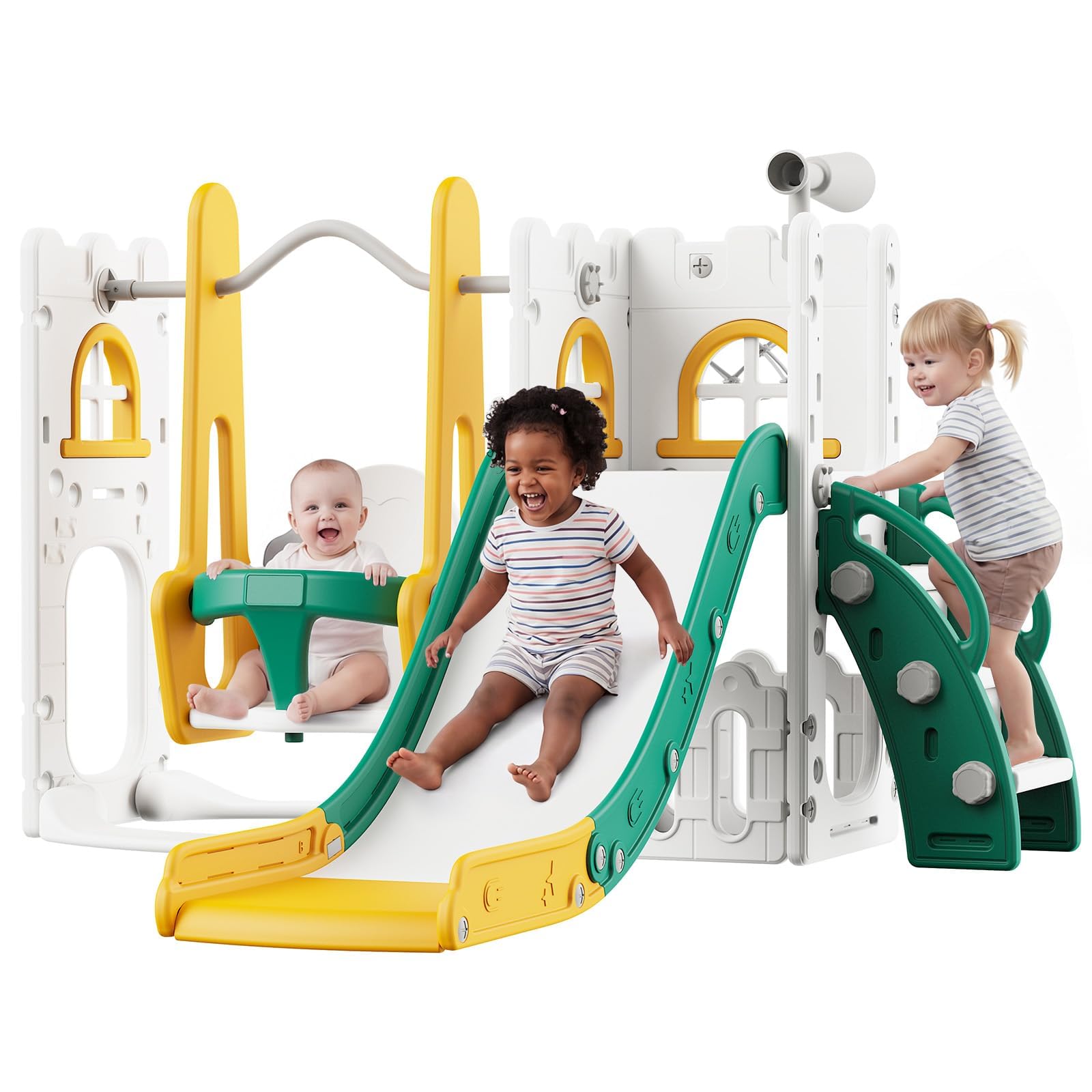 7 in 1 Toddler Slide And Swing - огляд і ціна Kids Outdoor Swing Set