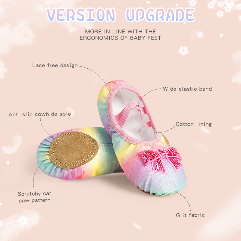 Girls Ballet Shoes PU Dance Sh - огляд і ціна Kids Indoor Outdoor Slippers