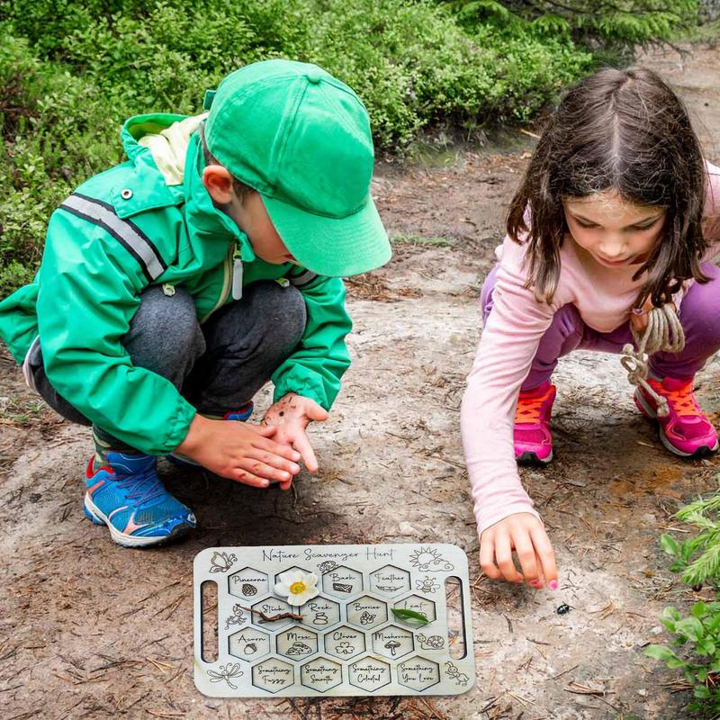 Scavenger Board For Kids Woode - огляд і ціна Kids Outdoor Scavenger Hunt
