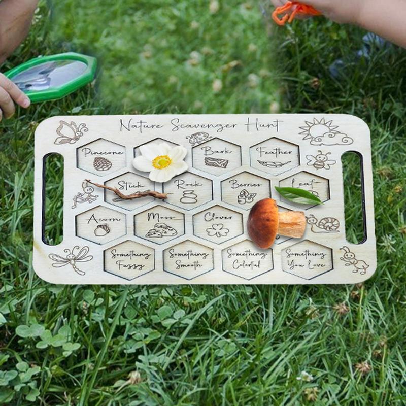 Scavenger Board For Kids Woode - огляд і ціна Kids Outdoor Scavenger Hunt