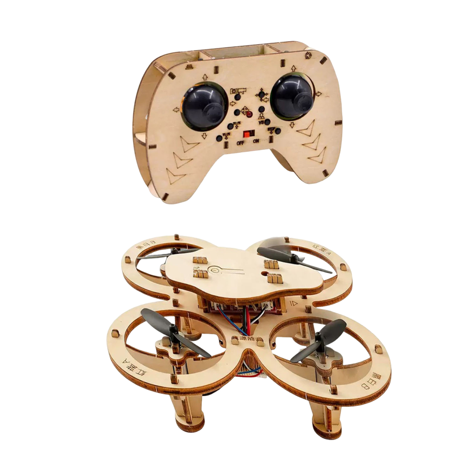 Natural Wood DIY Drone Model K - огляд і ціна Kids Outdoor Education