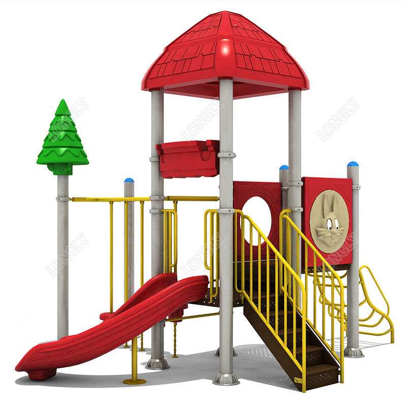 Red Plastic Slide for Kids LLD - огляд і ціна Kids Outdoor Area