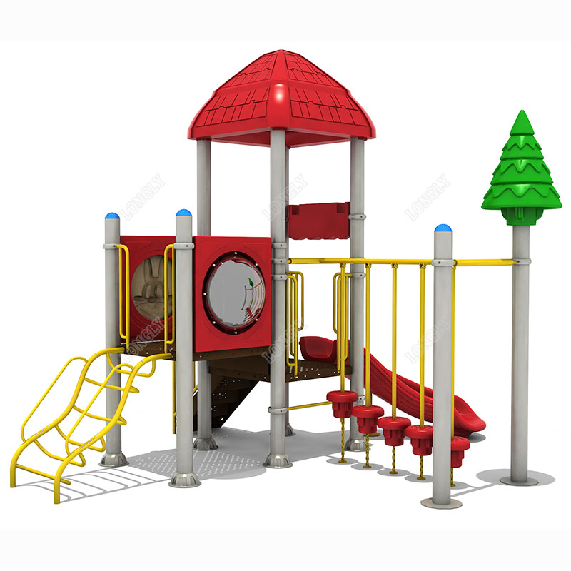 Red Plastic Slide for Kids LLD - огляд і ціна Kids Outdoor Area