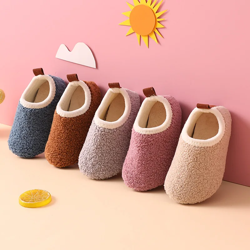 Children Cotton Slippers Solid - огляд і ціна Kids Indoor Outdoor Slippers