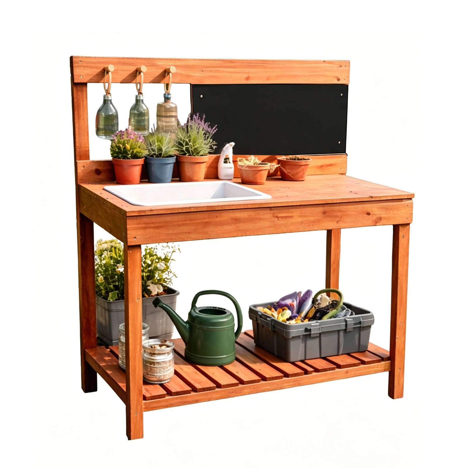 Wooden Potting Benches For Chi - огляд і ціна Kids Outdoor Education