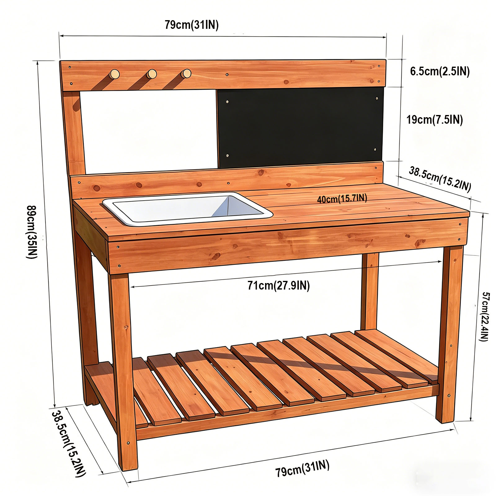 Wooden Potting Benches For Chi - огляд і ціна Kids Outdoor Education