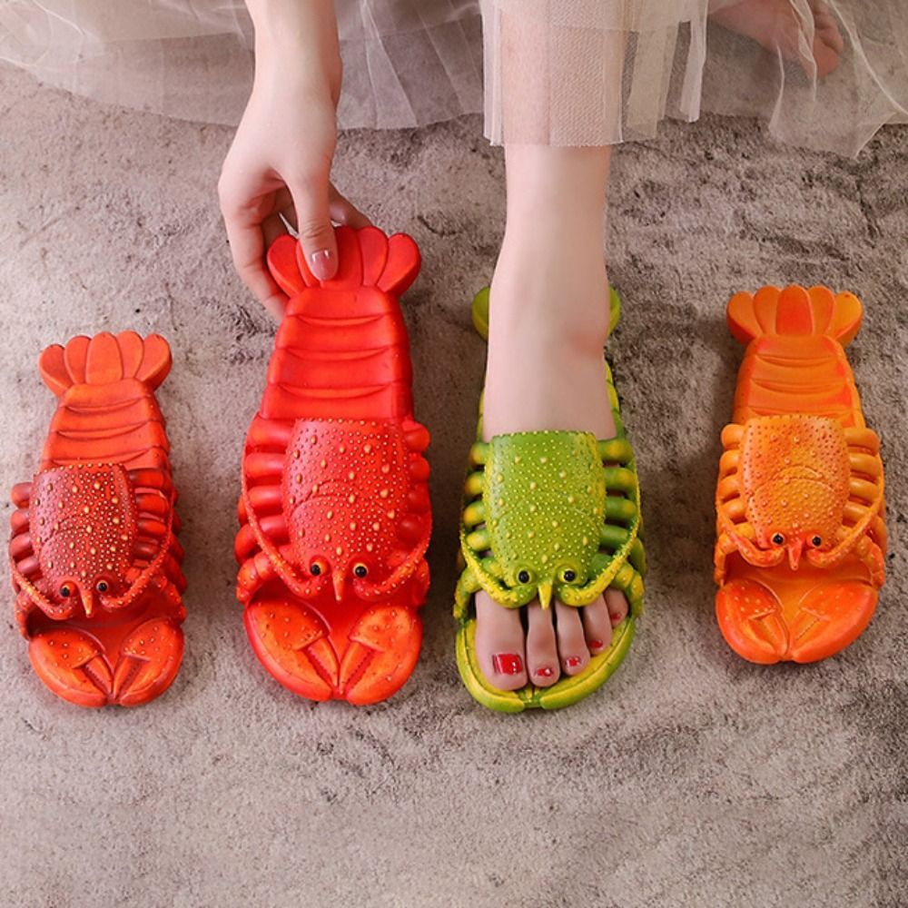 Unique Cartoon Lobster Slipper - огляд і ціна Kids Outdoor Shoes