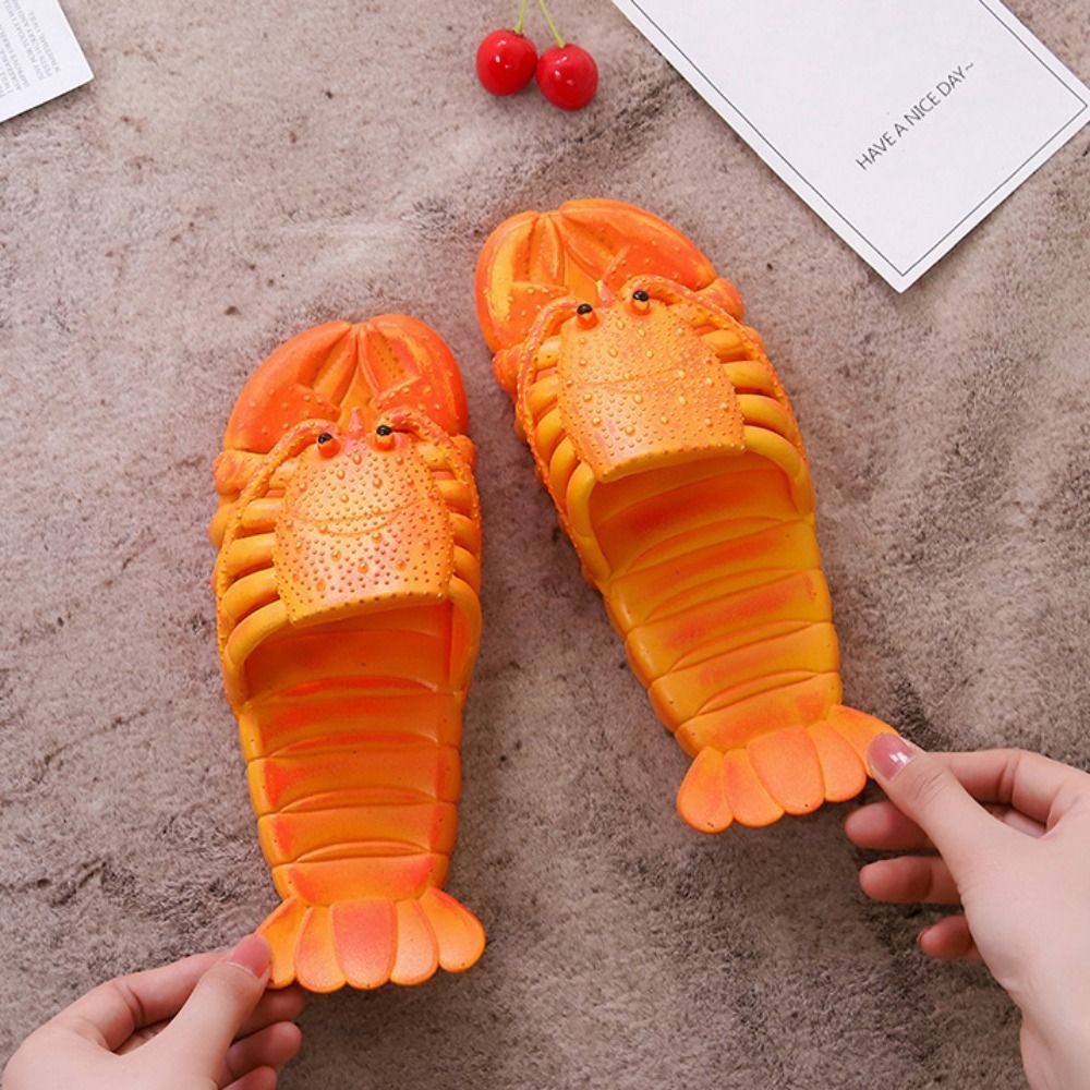 Unique Cartoon Lobster Slipper - огляд і ціна Kids Outdoor Shoes