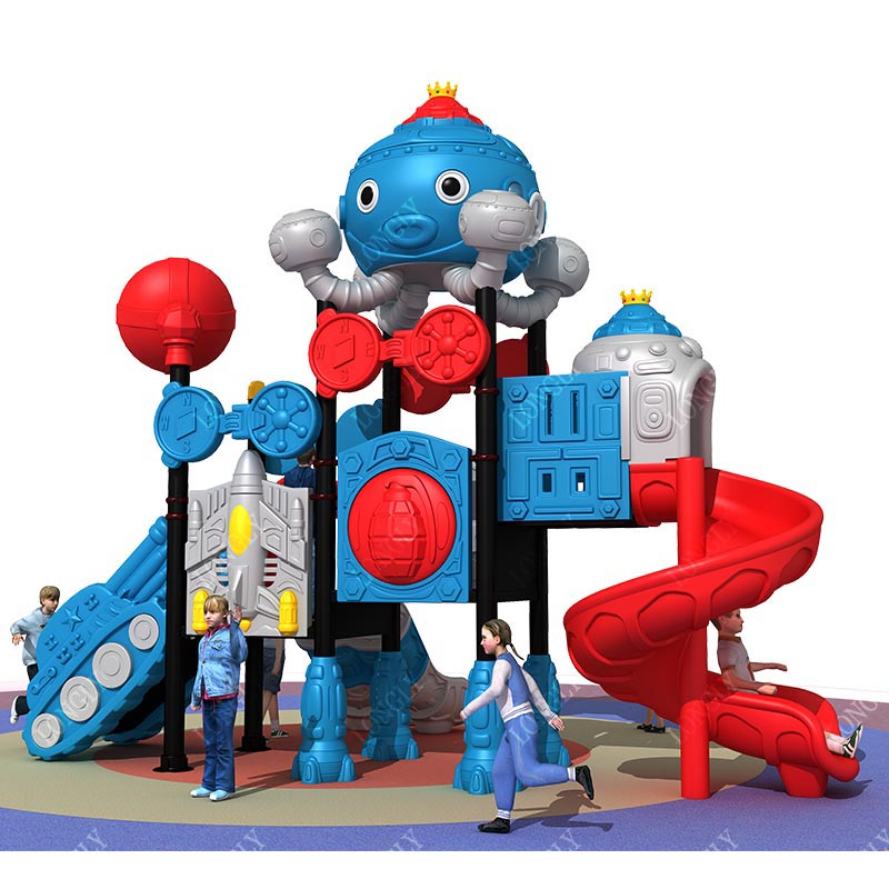 China Factory Kids Plastic Sli - огляд і ціна Kids Outdoor Area