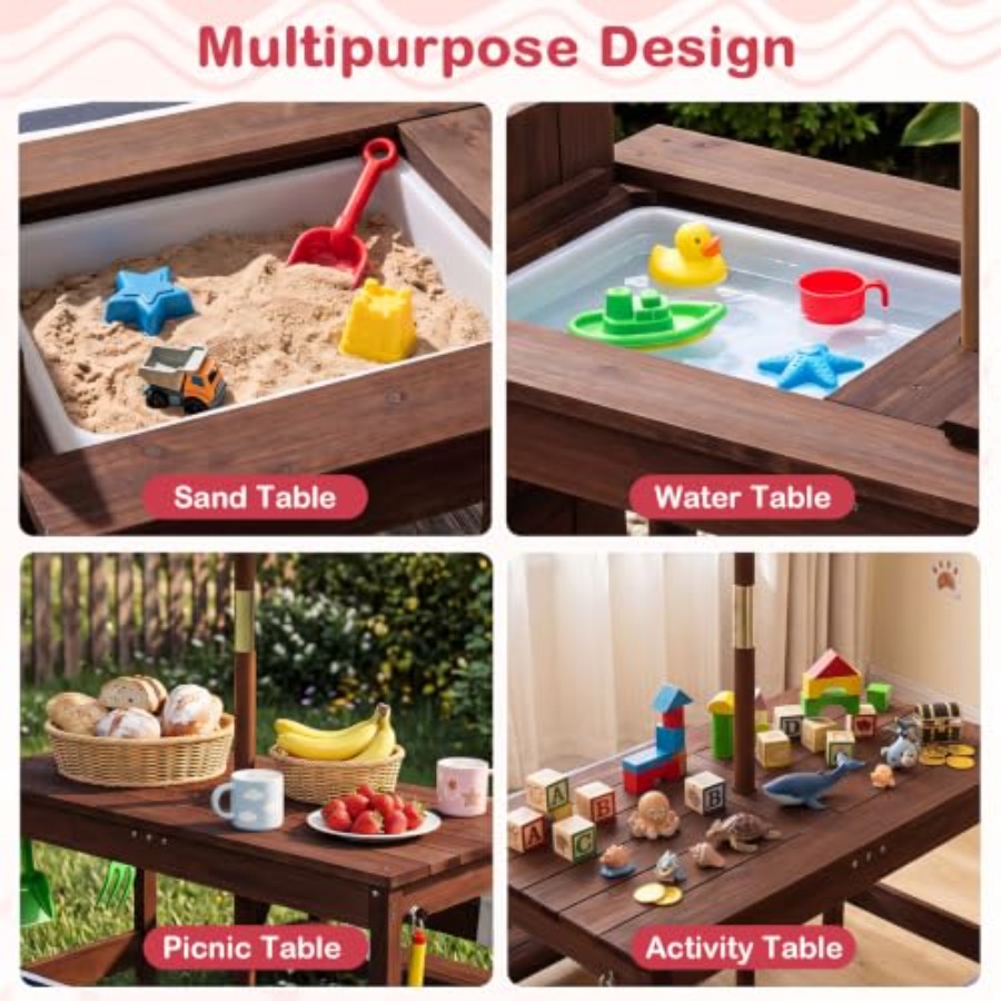 Outdoor kids picnic table for  - огляд і ціна Kids Outdoor Wooden Table