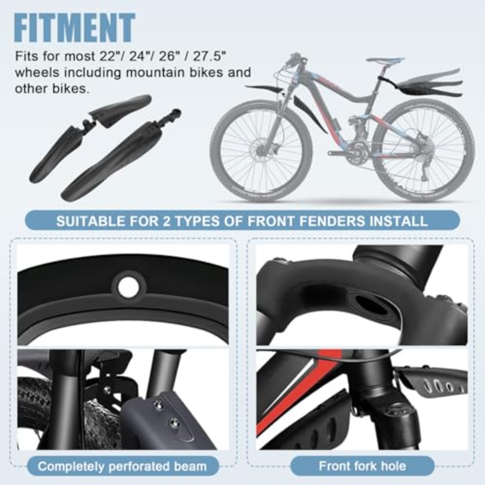 Bike Mud Guard Set Front & Rea - огляд і ціна Muddy Puddle Suit