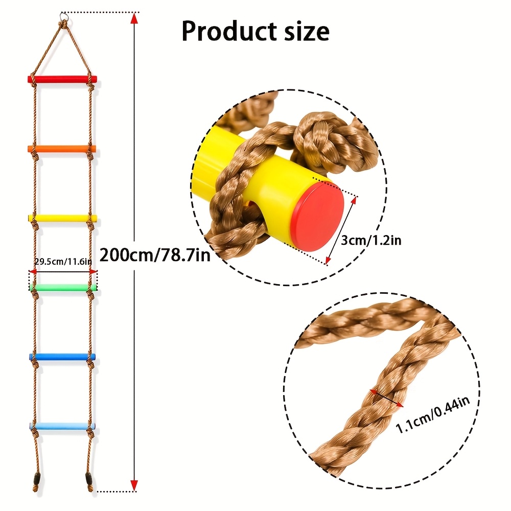 1pc Colorful Kid Climbing Ladd - огляд і ціна Kids Outdoor Climbing Structure