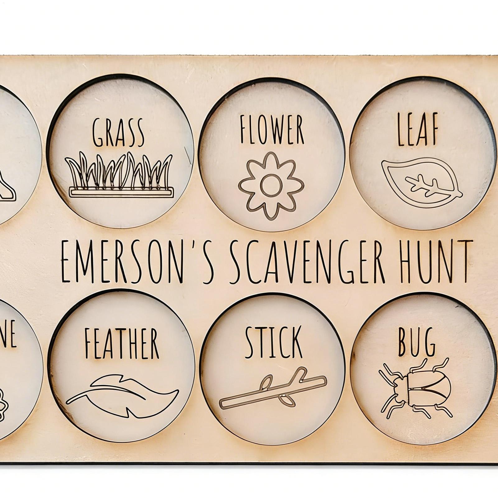 Scavenger Hunt for Kids Wooden - огляд і ціна Kids Outdoor Scavenger Hunt