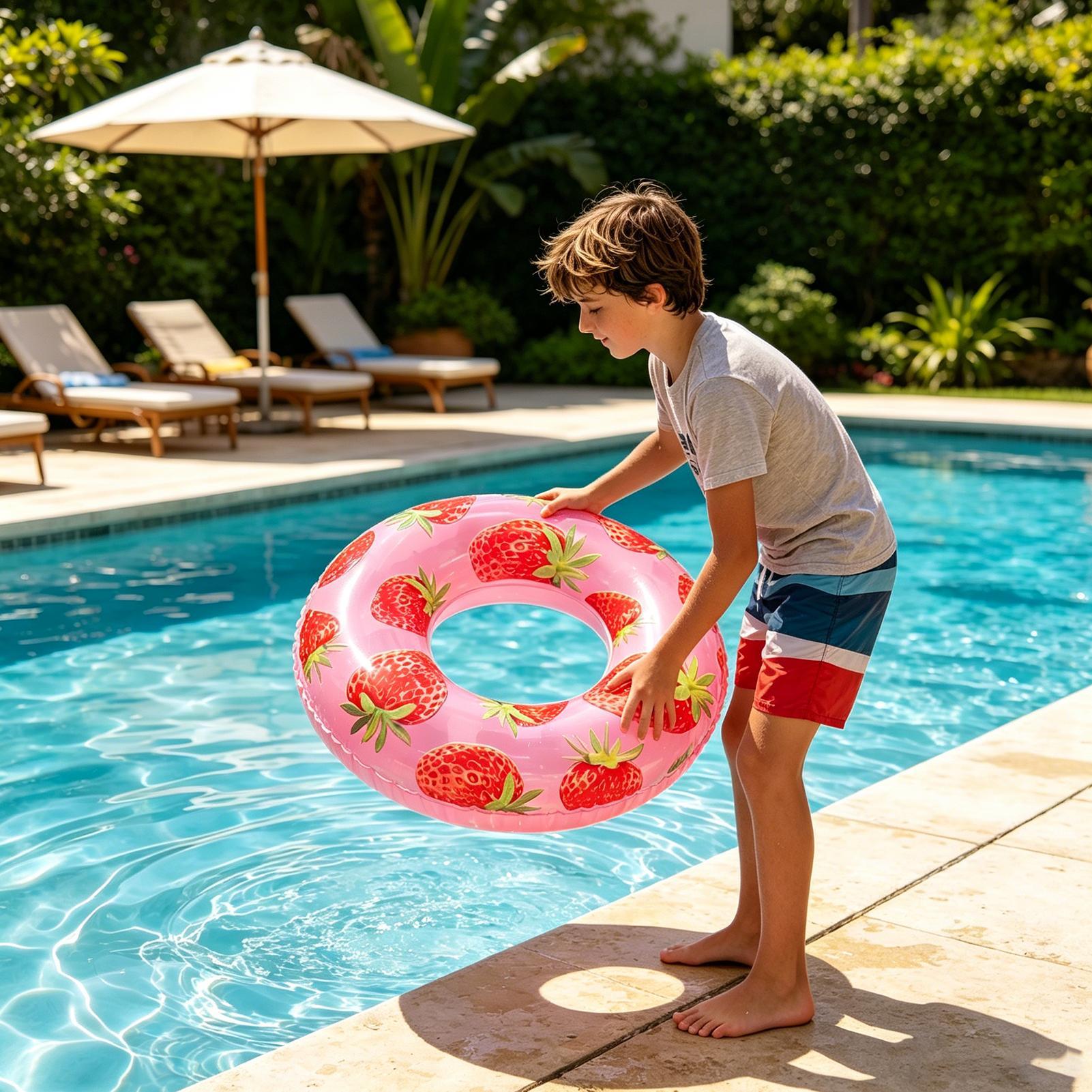 Inflatable Tube Fruit Pattern  - огляд і ціна Kids Outdoor Youtube