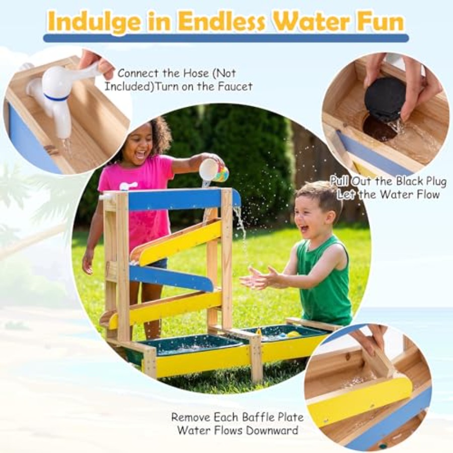 Outdoor kids activity playset  - огляд і ціна Kids Outdoor Wooden Table