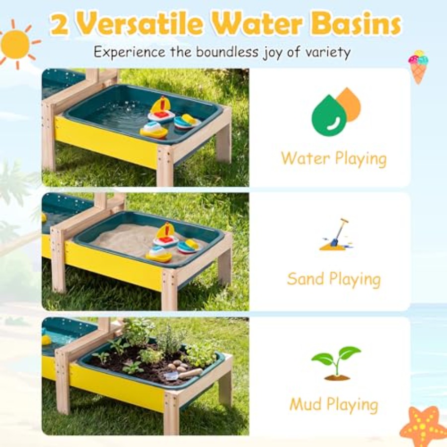 Outdoor kids activity playset  - огляд і ціна Kids Outdoor Wooden Table