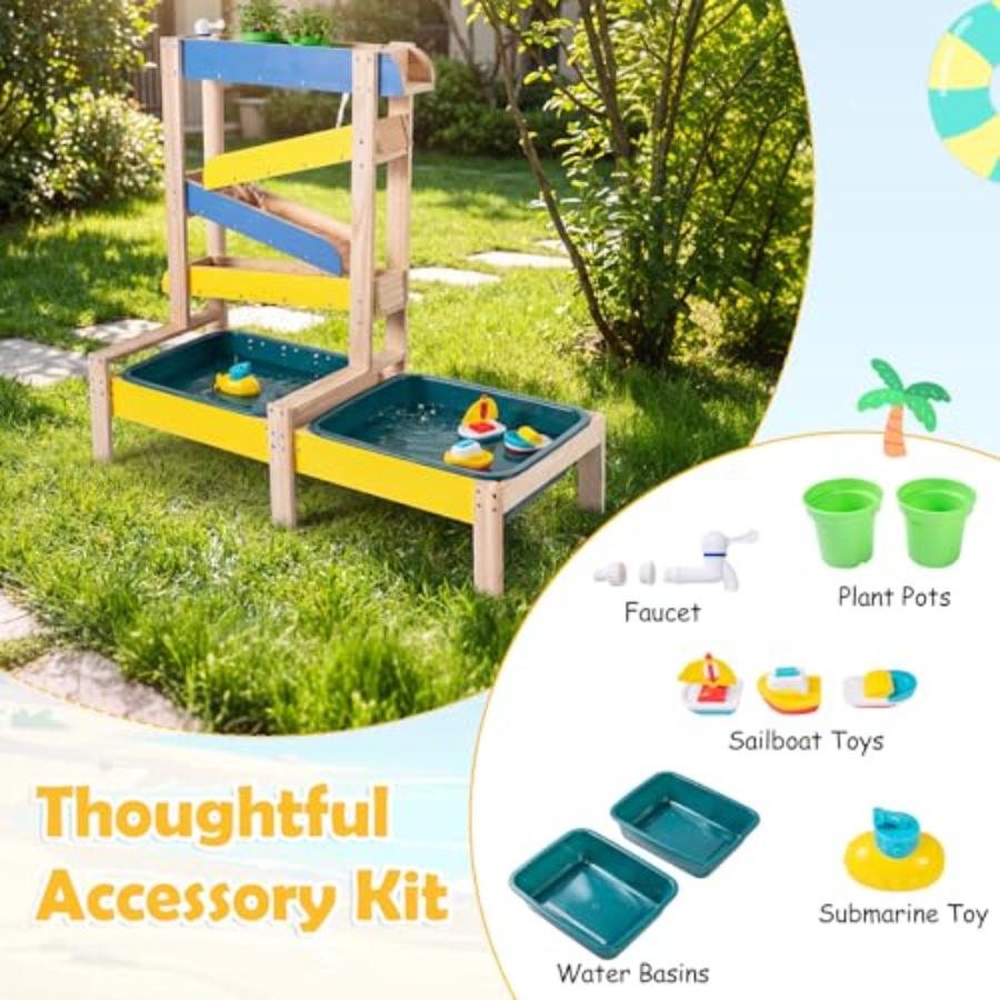 Outdoor kids activity playset  - огляд і ціна Kids Outdoor Wooden Table