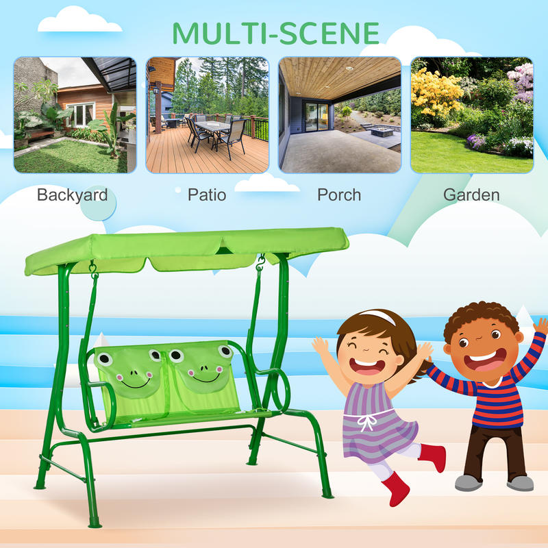 Outsunny Kids Patio Swing, Adj - огляд і ціна Kids Outdoor Swing Chair