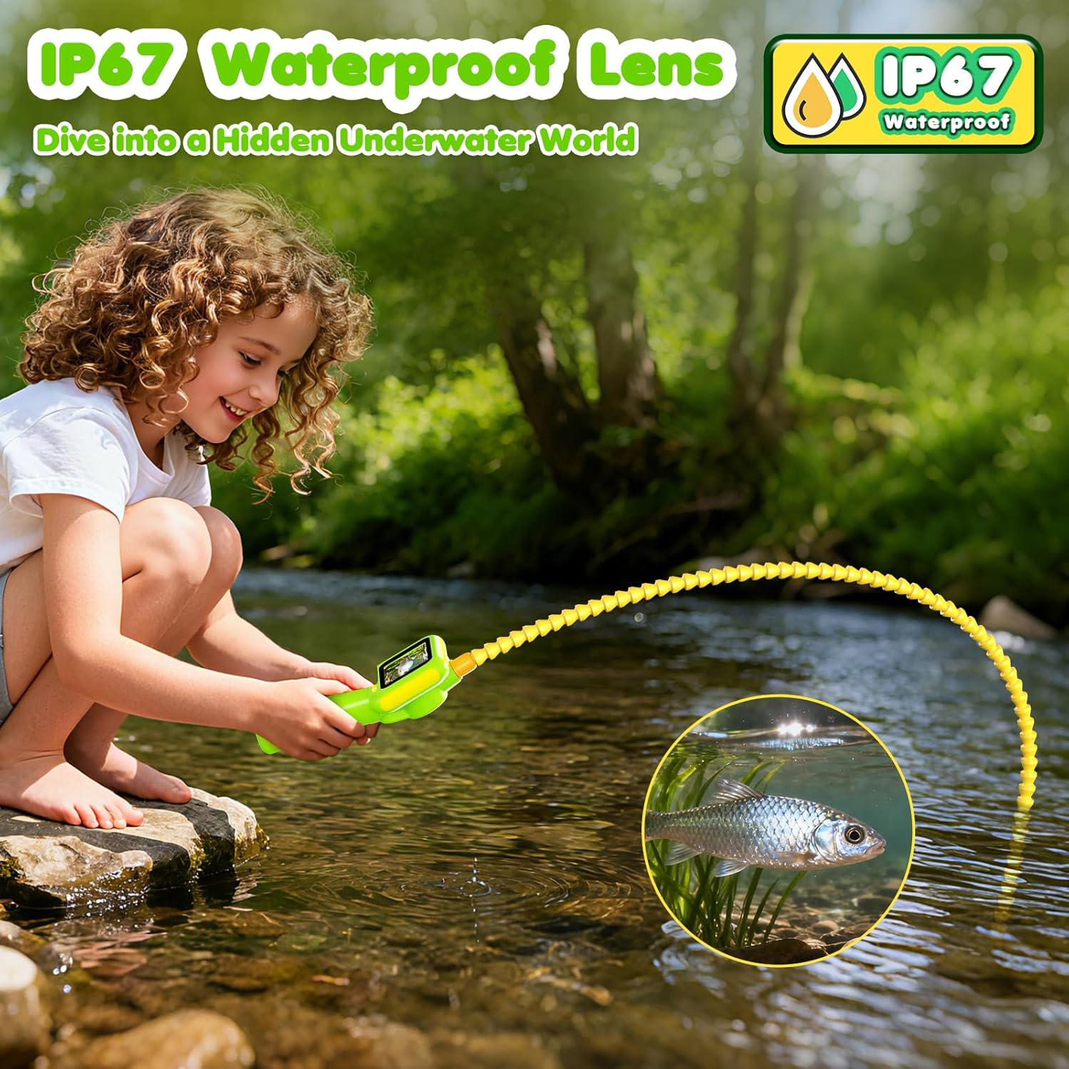 Endoscope for Kids, Borescope  - огляд і ціна Kids Outdoor Education
