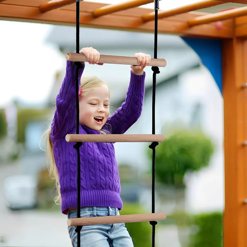 Children Climbing Rope Ladder  - огляд і ціна Kids Outdoor Swing Set