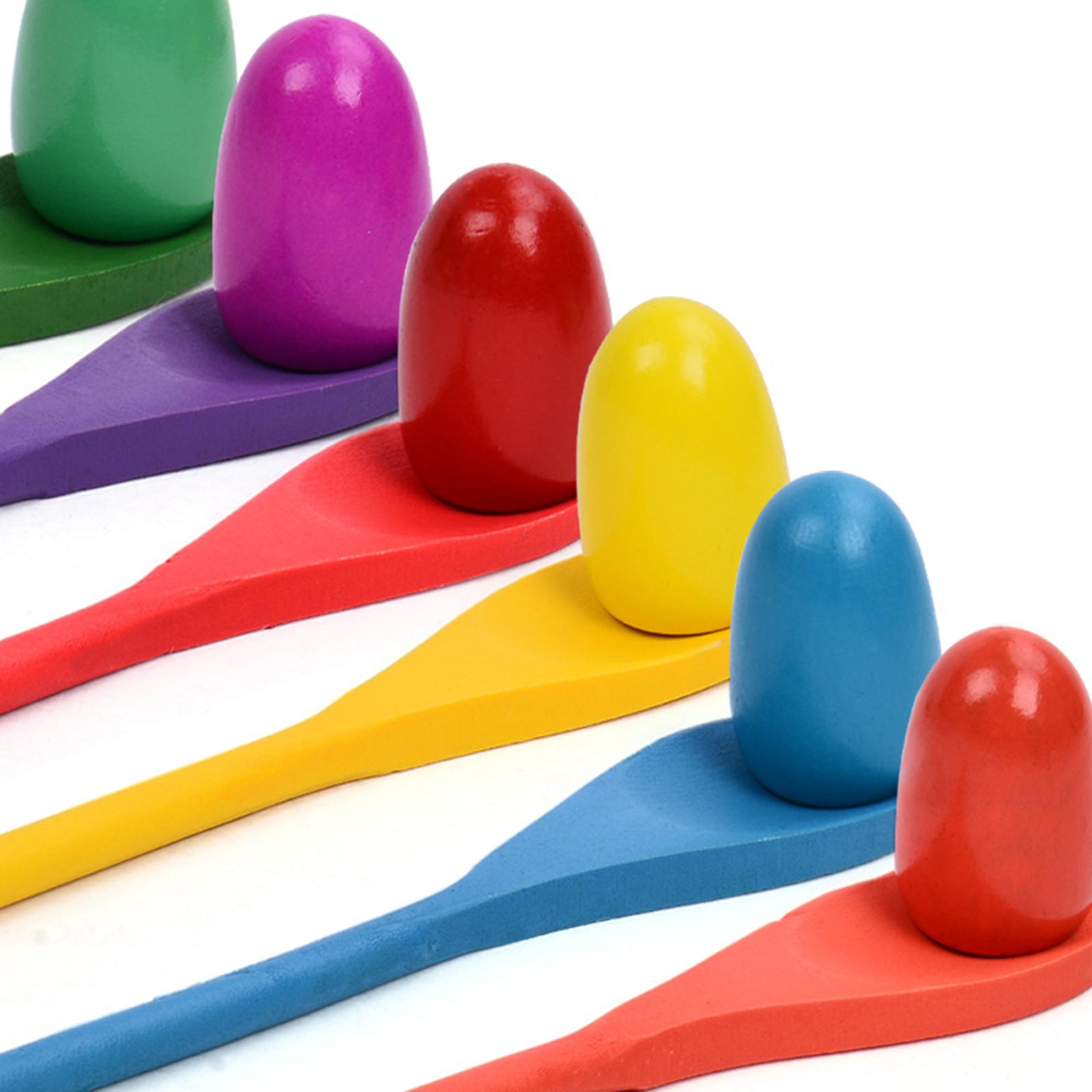 6 Pieces Egg Spoon Race Game H - огляд і ціна Kids Outdoor Education