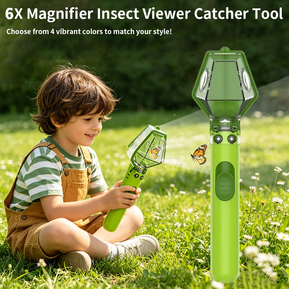 6X Magnifier Kids Bug Catcher, - огляд і ціна Kids Outdoor Education