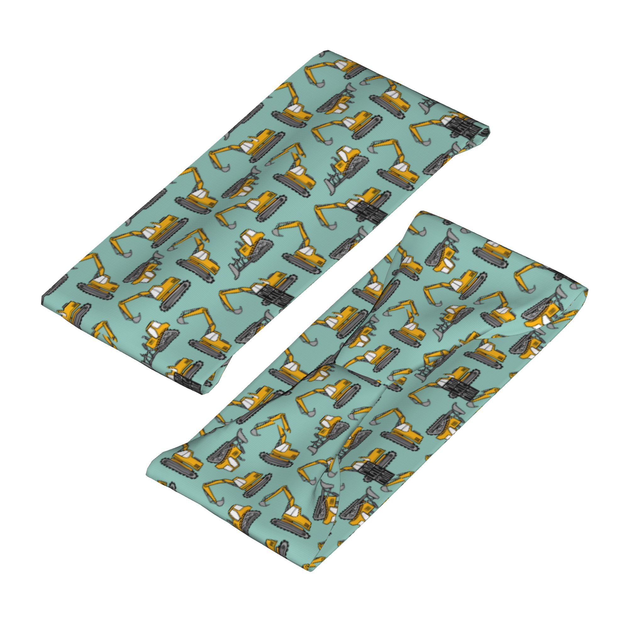 Cartoon Excavator Print Headba - огляд і ціна Kids Outdoor Yoga